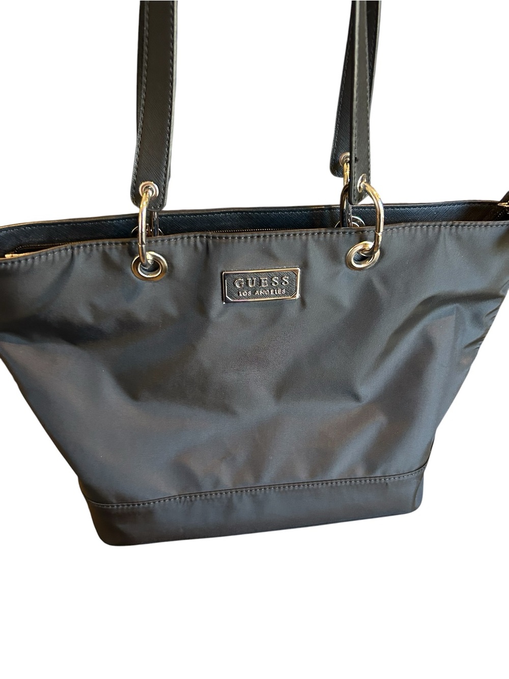 Guess retro dark academia y2k nylon shoulder bag carryall tote fairy grunge emo